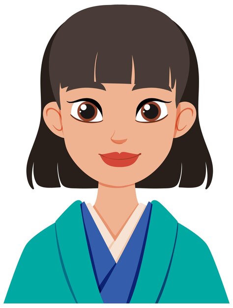 Mujer sonriente con vestimenta tradicional