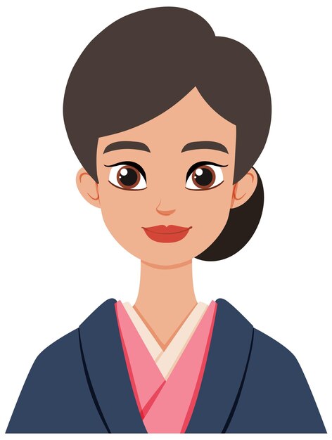 Mujer sonriente con vestimenta tradicional