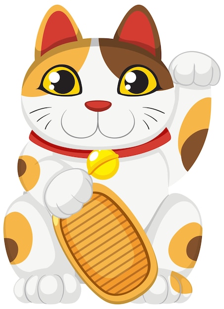 Muñeco de la buena suerte gato japonés Maneki neko