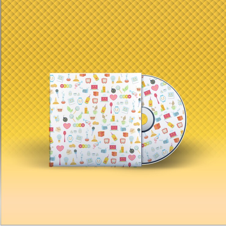 Vector gratuito música fondo arte negocio compacto