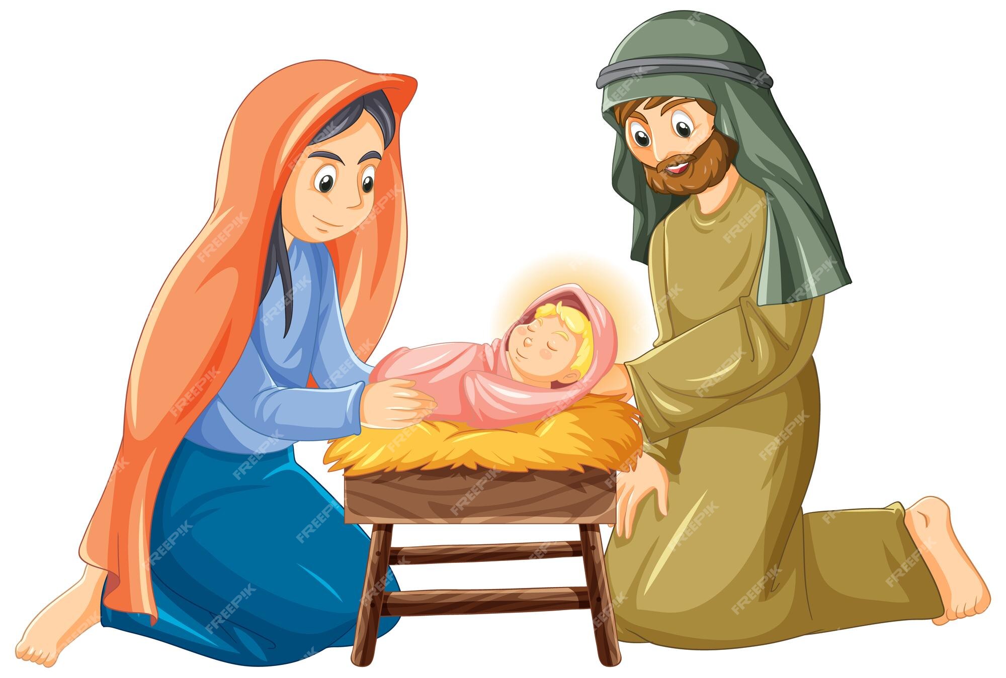 Natividad de jesús nacimiento de jesús | Vector Gratis