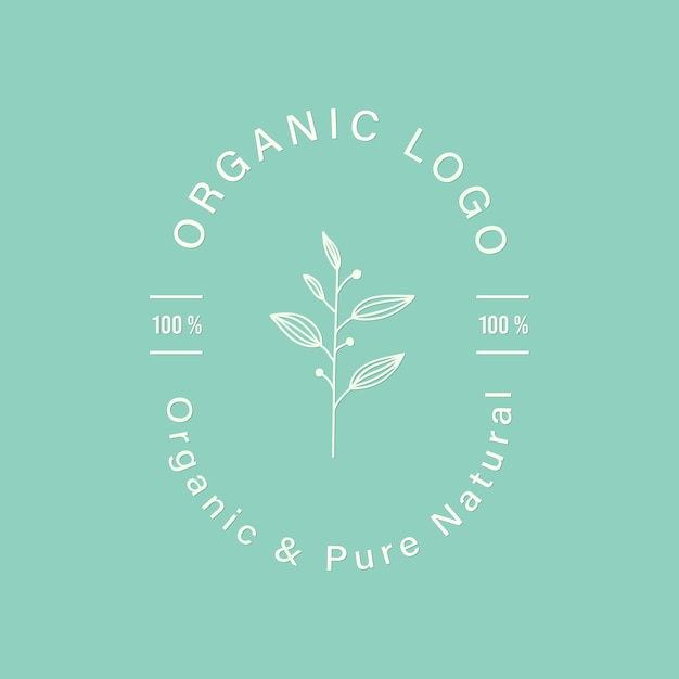 Natural y orgánico para la marca y la identidad corporativa.