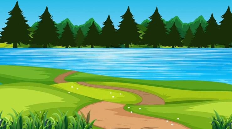 Vector gratuito naturaleza del paisaje vacío