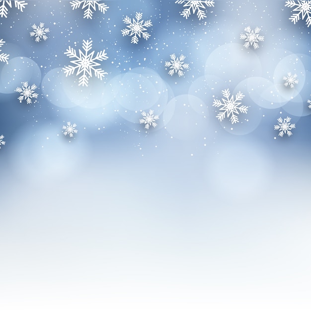 navidad, copos de nieve