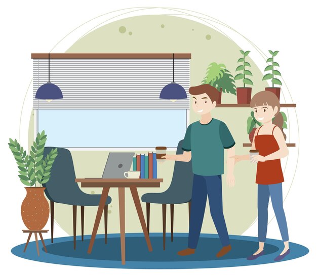 Negocios de trabajo en equipo hablando entre ellos en la oficina