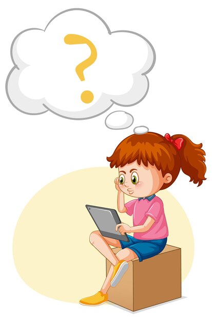 Un niño jugando iPad con bocadillo