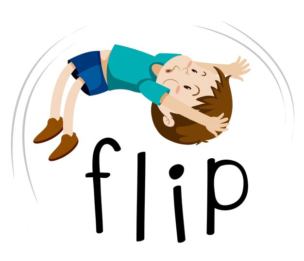 Niño pequeño volteando sobre fondo blanco
