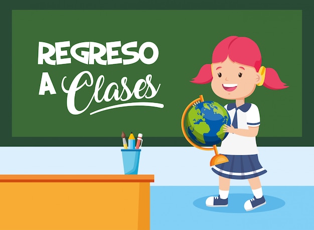 Niño de regreso a la escuela