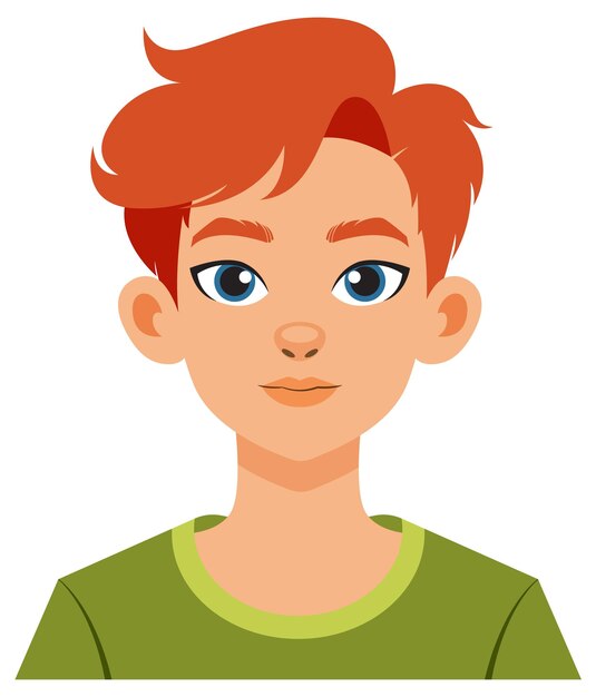 Niño rojo de pelo