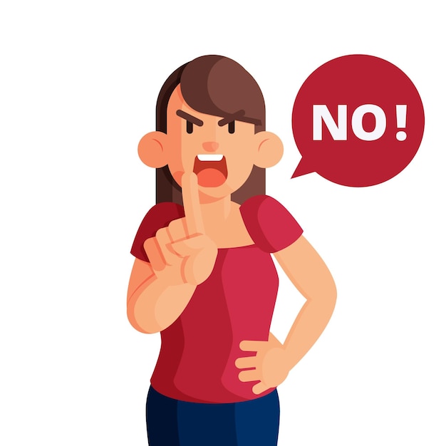 No significa que no hay concepto | Vector Gratis