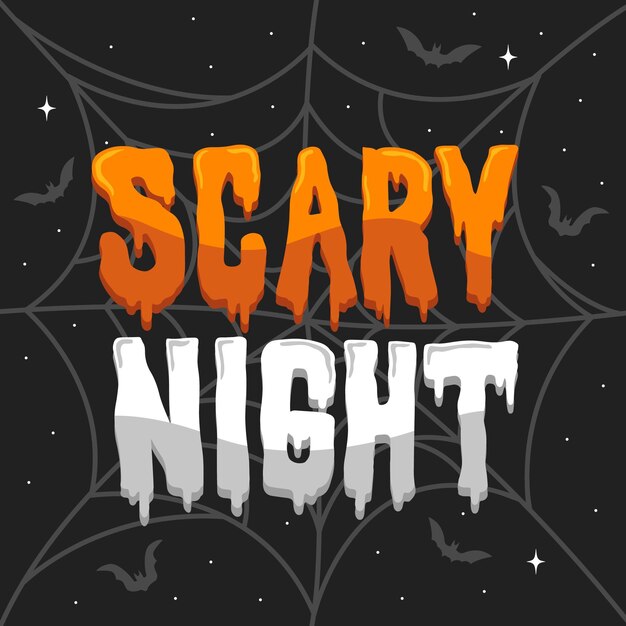 Noche de miedo - concepto de letras