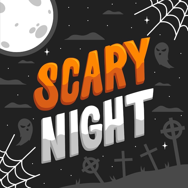 Noche de miedo - concepto de letras