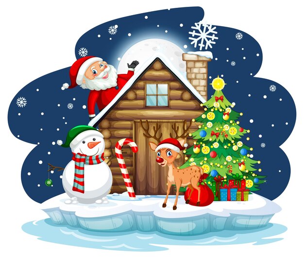 Noche de nieve con Papá Noel y amigos
