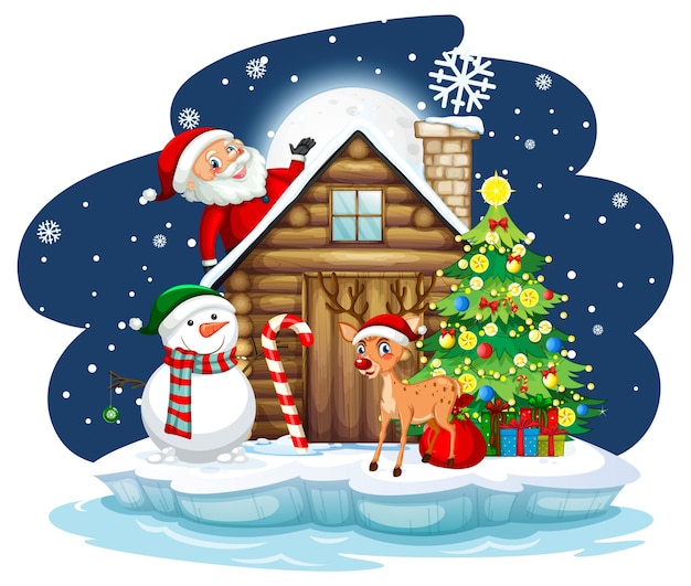 Noche de nieve con Papá Noel y amigos