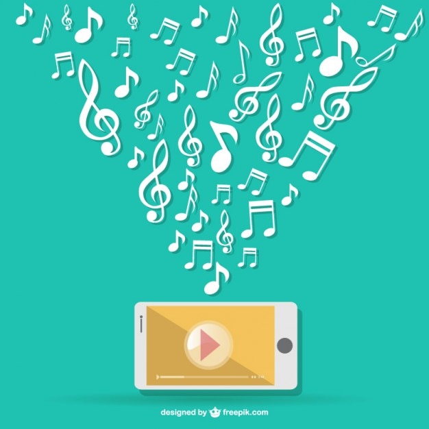 Vector gratuito notas musicales