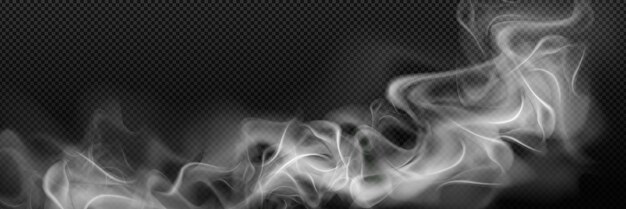 Nube de humo png aislado sobre fondo transparente