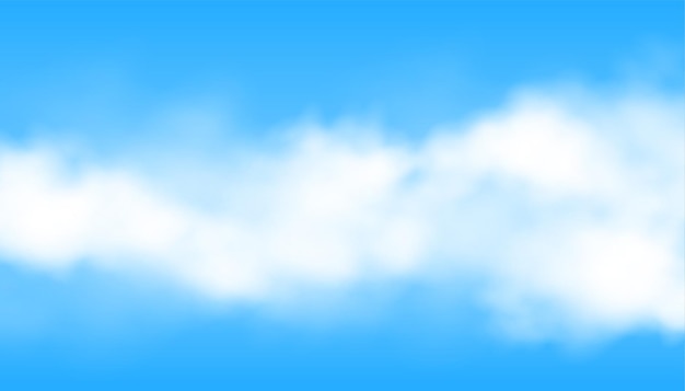 Nube realista o humo