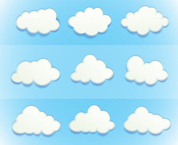 Nubes en el cielo