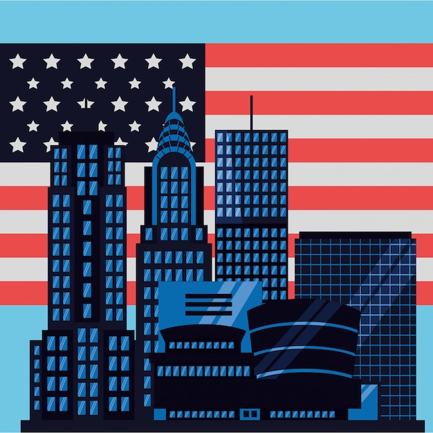 Vector gratuito nueva york