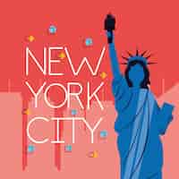 Vector gratuito nueva york