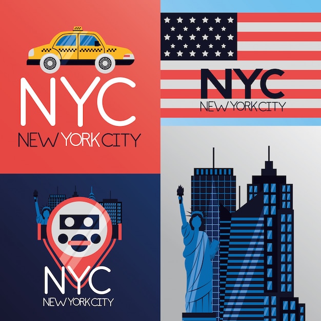 Vector gratuito nueva york