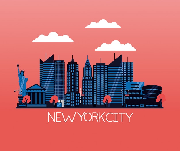 Vector gratuito nueva york