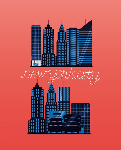 Vector gratuito nueva york