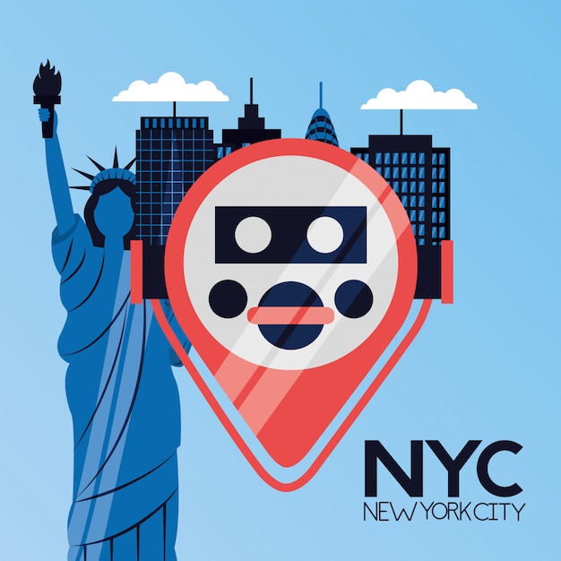 Vector gratuito nueva york