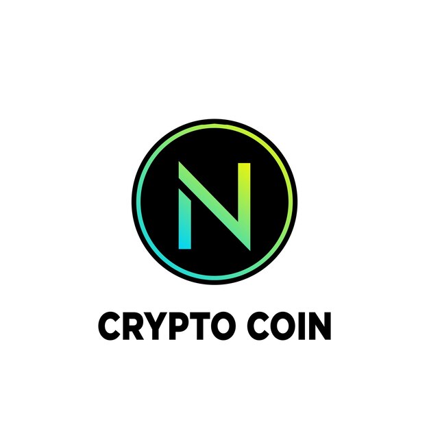 Nuevo diseño de logotipo de moneda criptográfica