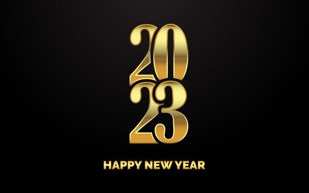 Nuevo diseño tipográfico del año 2023 2023 números logotipo ilustración Ilustración vectorial