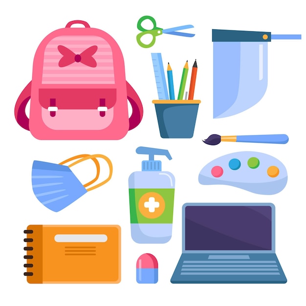 Nuevos útiles escolares normales