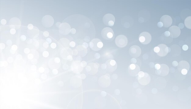Obtén el aspecto resplandeciente con un hermoso diseño de banner bokeh borroso