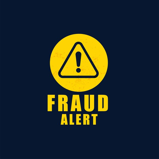 Obtenga su correo electrónico seguro y protegido con un fondo de advertencia de alerta de fraude