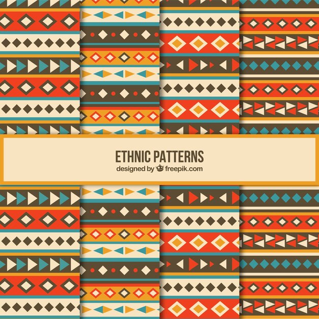 Ocho lindos patrones étnicos