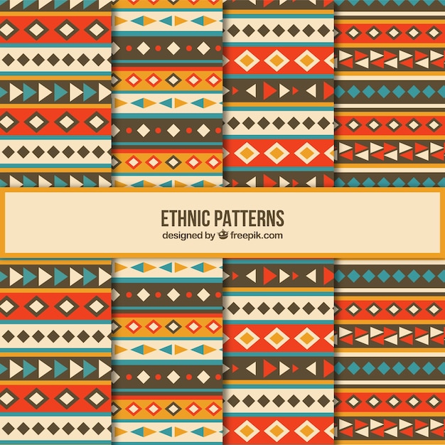 Ocho lindos patrones étnicos