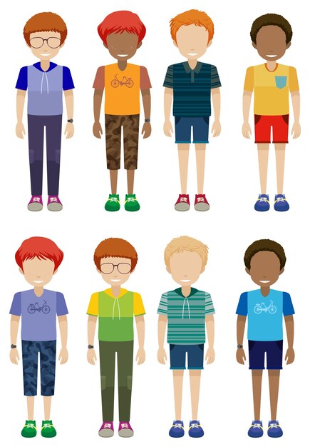 Ocho niños sin rostro
