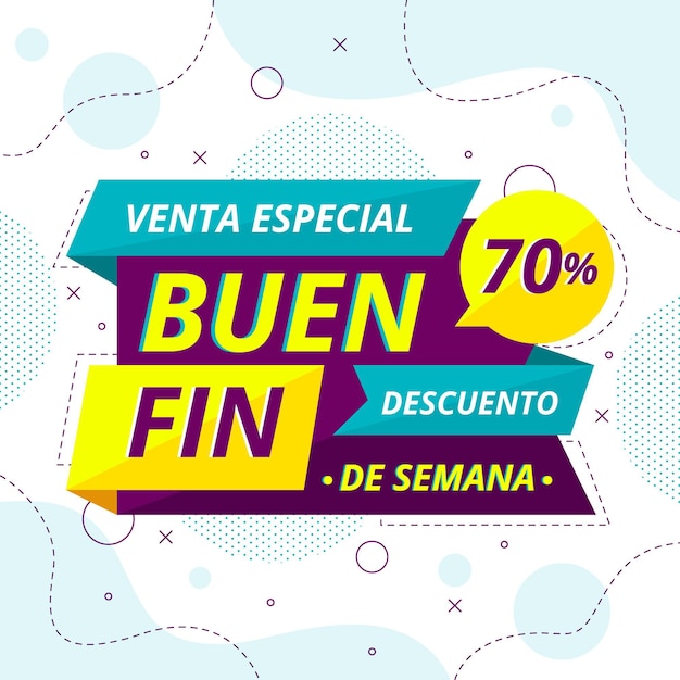 Vector gratuito oferta de descuento de venta de fin de semana