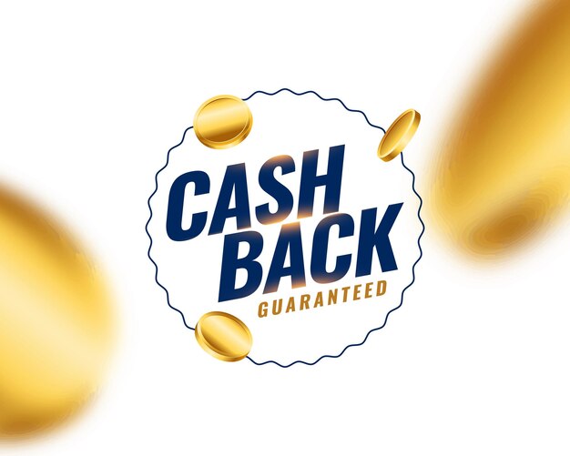 oferta de servicio de reembolso garantizado fondo con moneda de oro