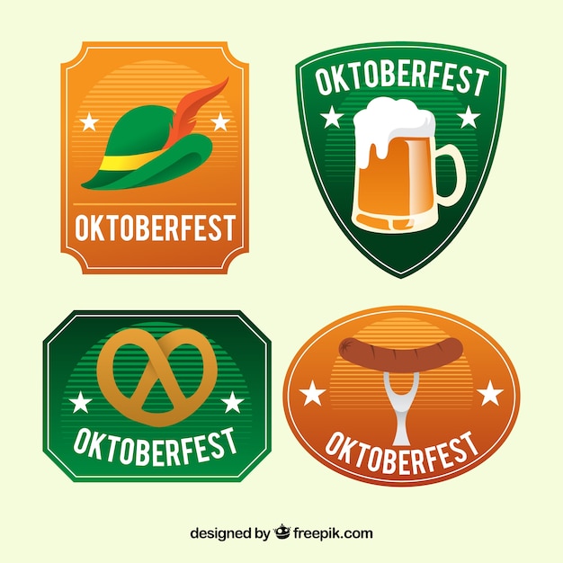 Oktoberfest, cuatro insignias