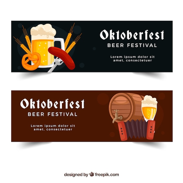 Oktoberfest, dos banners