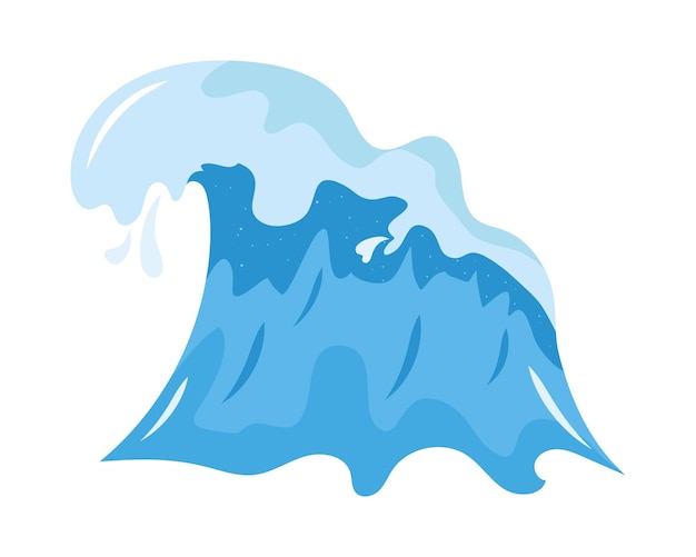 ola de agua salada del océano