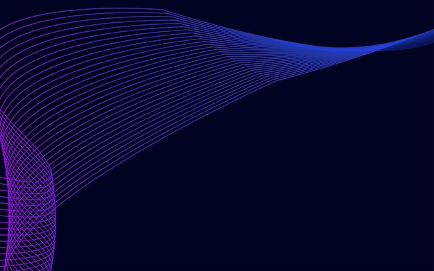 Ola de las líneas de color azul Alta resolución