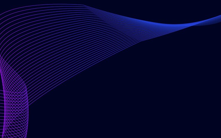 Vector gratuito ola de las líneas de color azul alta resolución