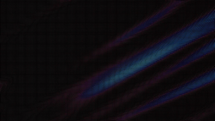 Vector gratuito olas de puntos coloridos salpicadura de datos digitales de matriz de puntos elemento de interfaz de usuario de falla suave futurista