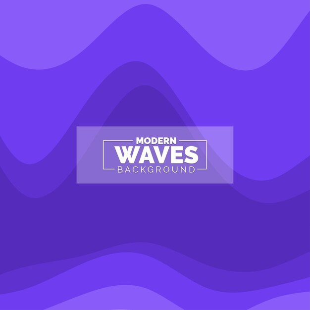 Onda de agua vector de fondo abstracto estilo de diseño plano ilustración vectorial