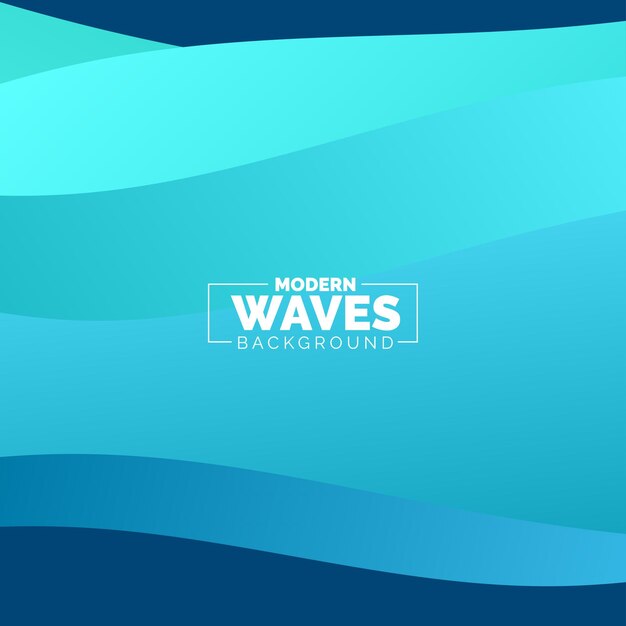 Onda de agua vector de fondo abstracto estilo de diseño plano ilustración vectorial