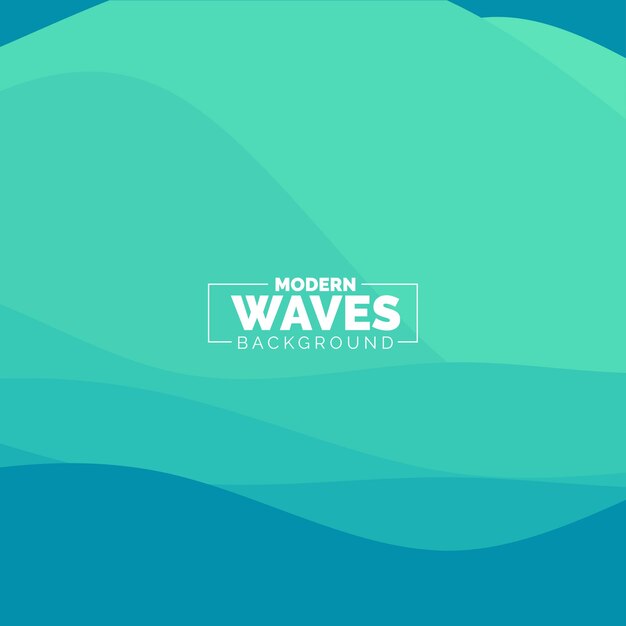 Onda de agua vector de fondo abstracto estilo de diseño plano ilustración vectorial