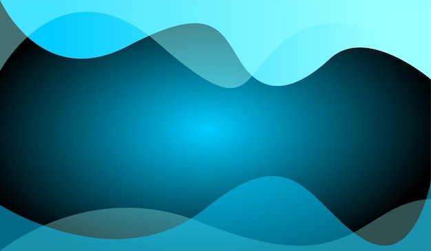 La onda de fondo es un estilo de gradiente abstractamente colorido