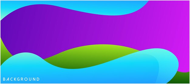 Ondas abstractas de colores