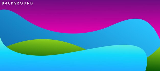 Ondas abstractas de colores
